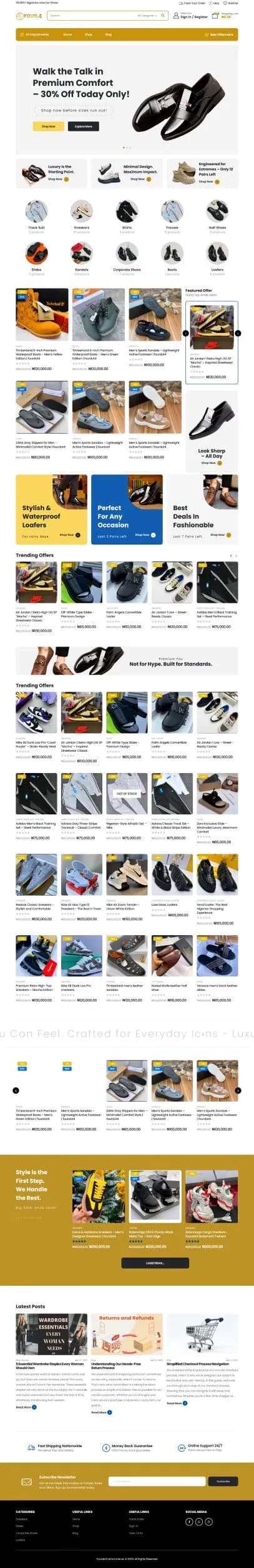Scalable modular e-commerce platform.