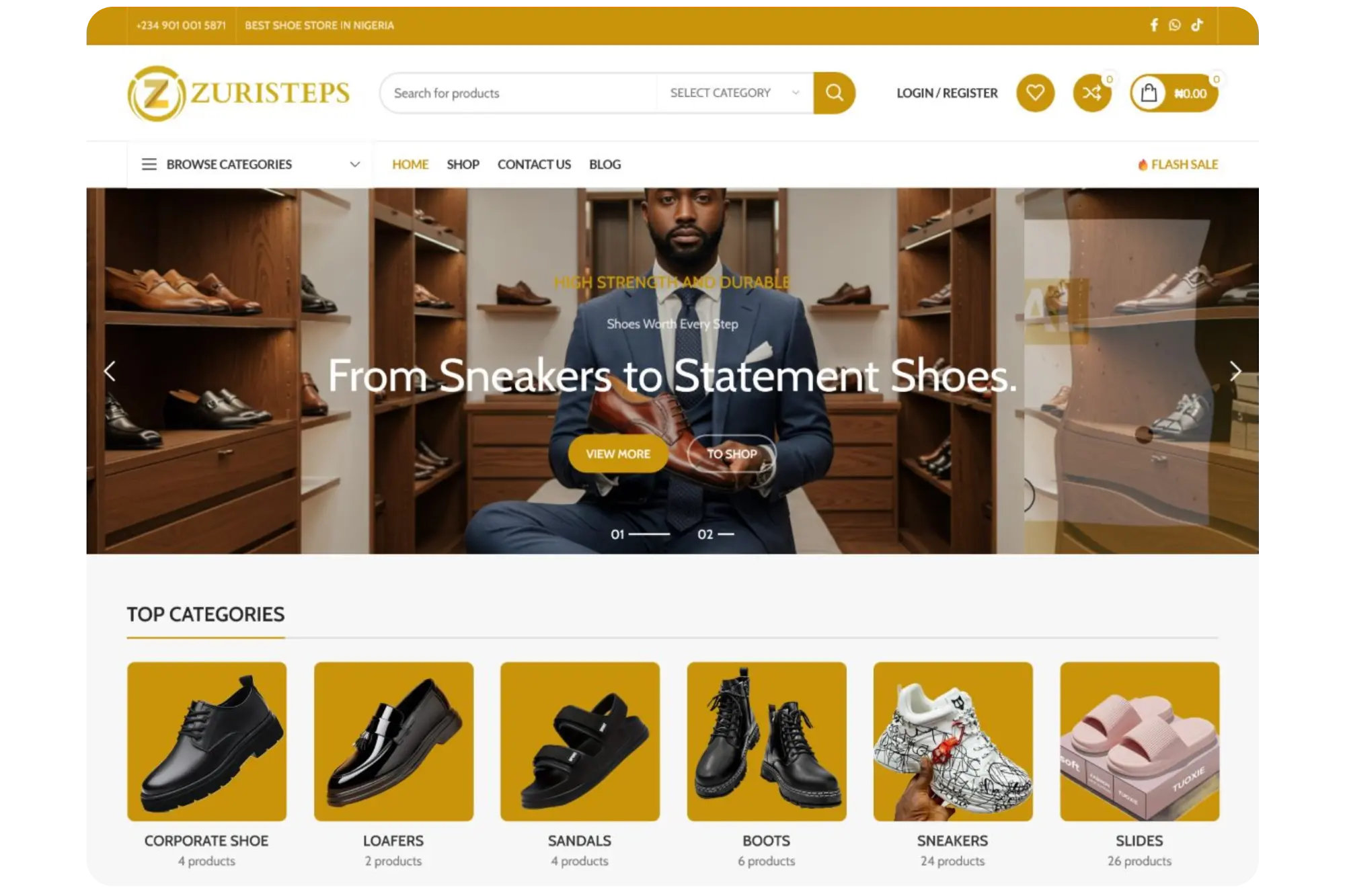 Zuristeps E-Commerce